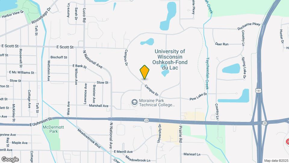 Vue Campus Map and Location Details