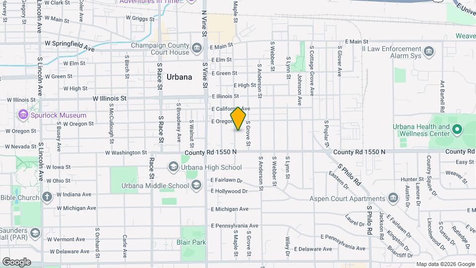 710 S Maple St Map and Location Details