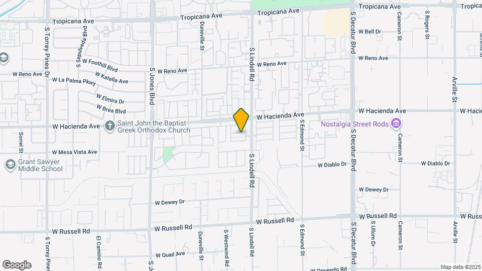5553 Smoke Signal Ave Map and Location Details