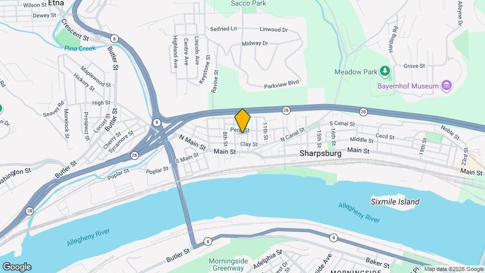 216 Church St Map and Location Details