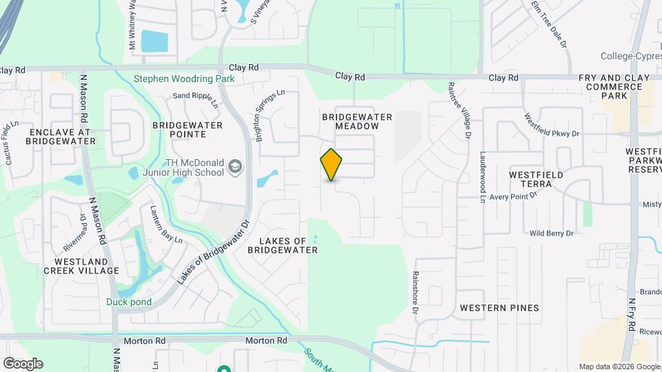 3615 Bridgebluff Ln Map and Location Details