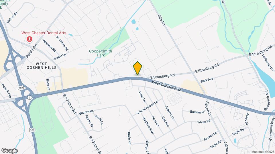 1163 West Chester Pike Mapa y Detalles de la Ubicación