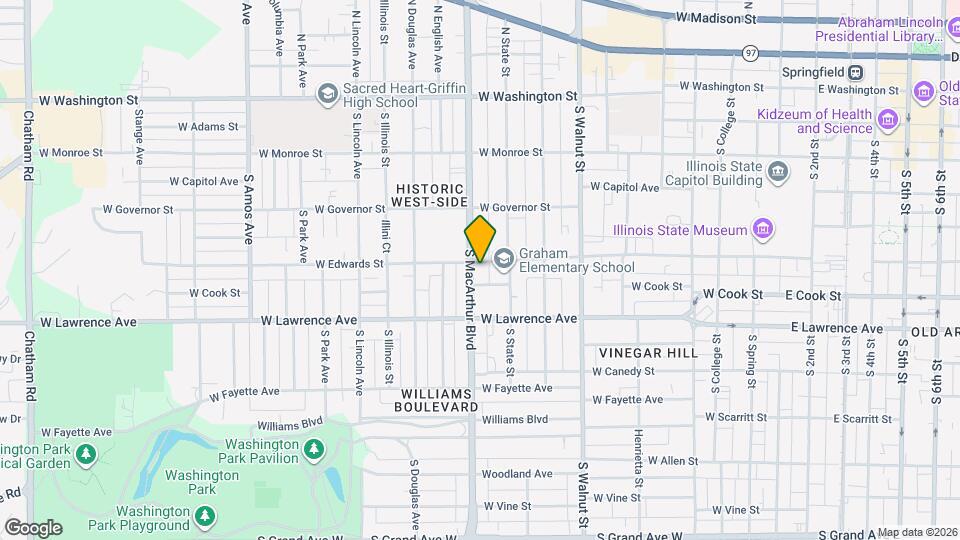 938 W Edwards St Map and Location Details