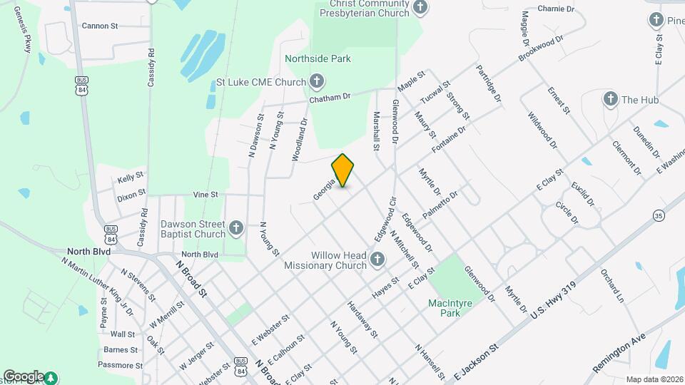 105 Wilson St Map and Location Details