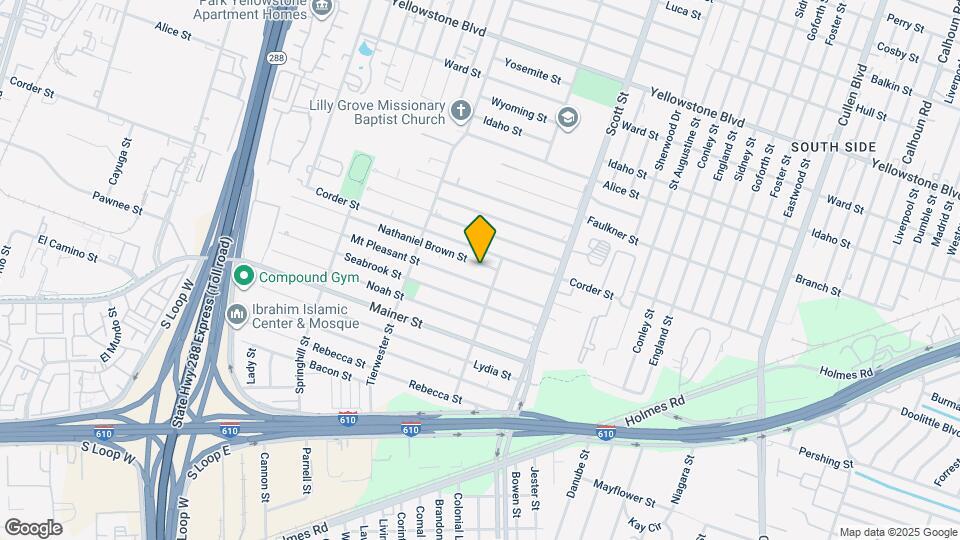 3722 Nathaniel Brown St Map and Location Details