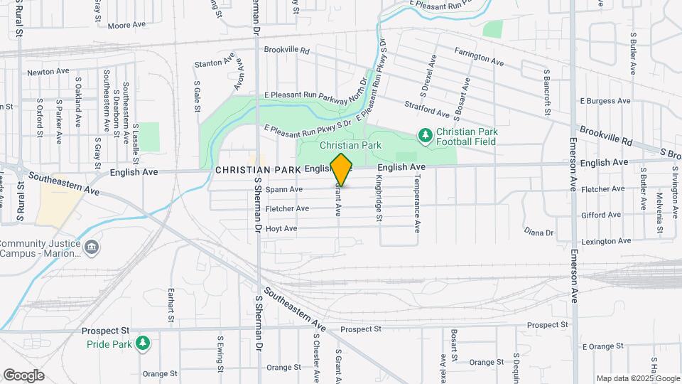 4103 Spann Ave Map and Location Details