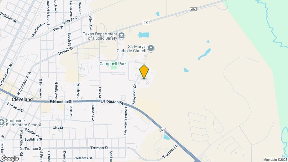 208 Cliffbrook Ln Map and Location Details
