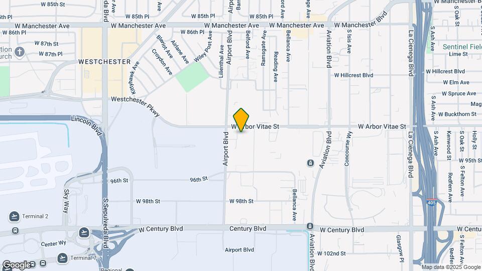 5841-5847 W 93rd St Mapa y Detalles de la Ubicación