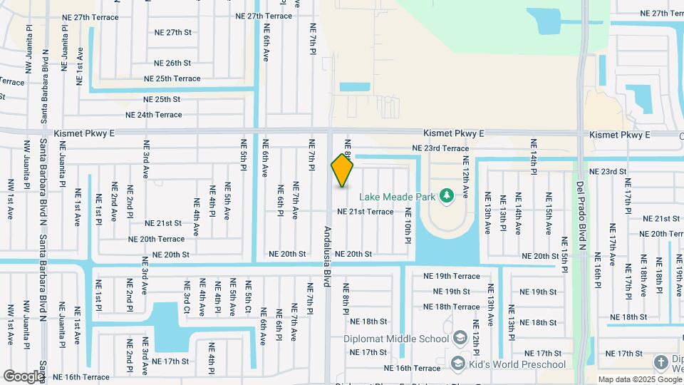 2130 NE 8th Pl Map and Location Details
