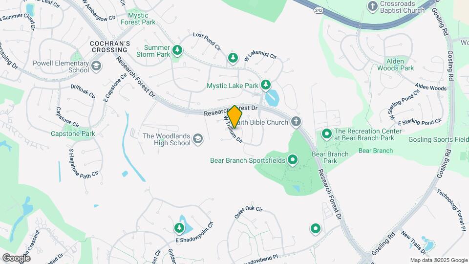 98 W Trillium Cir Map and Location Details