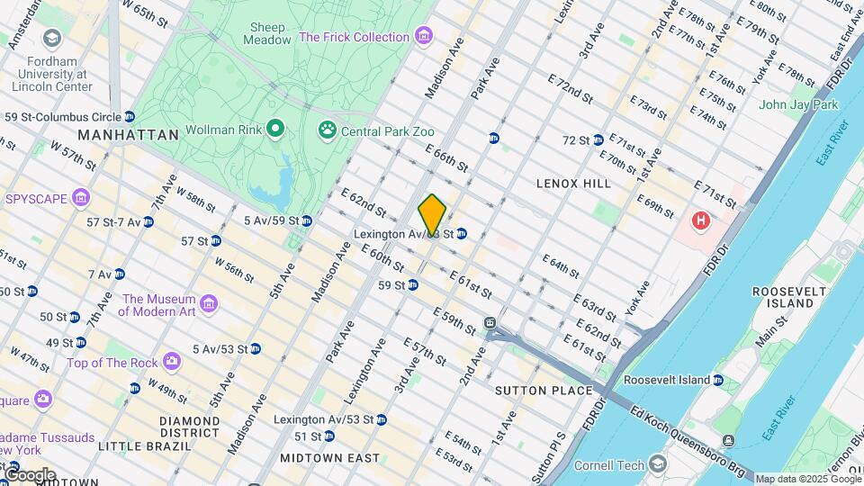 802 Lexington Ave Map and Location Details
