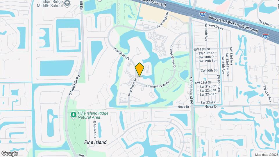 9340 Lagoon Pl Map and Location Details
