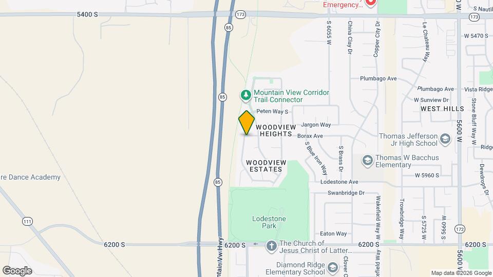5831 S Clear Vista Dr Map and Location Details