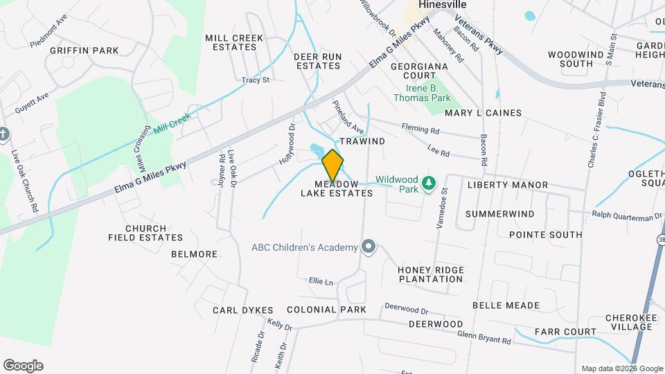 970 Whippoorwill Way Map and Location Details