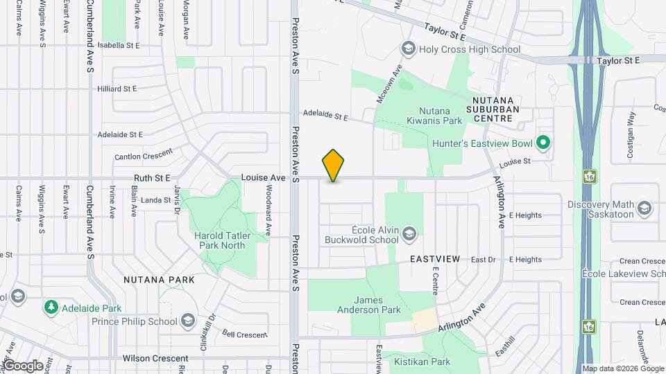 2410 Louise St Map and Location Details