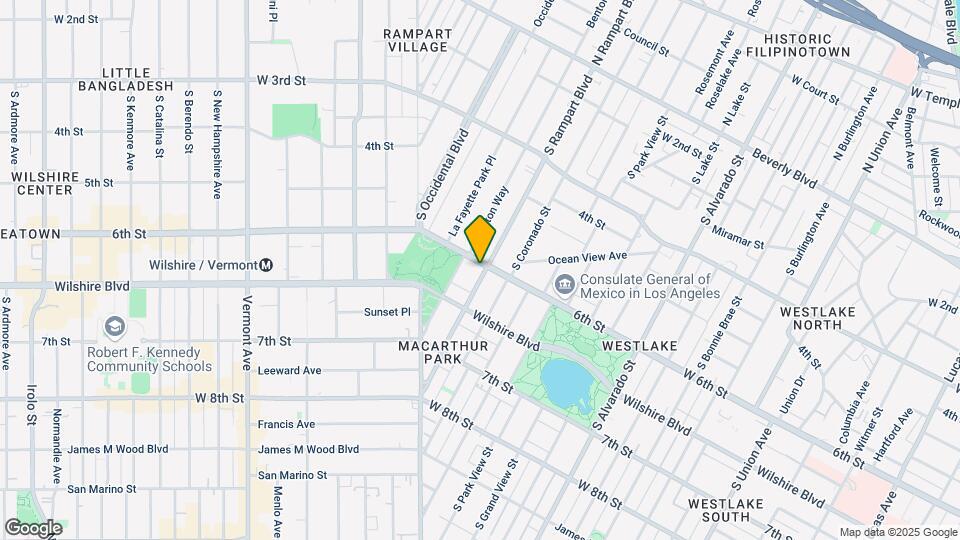 601 S Rampart Blvd Map and Location Details