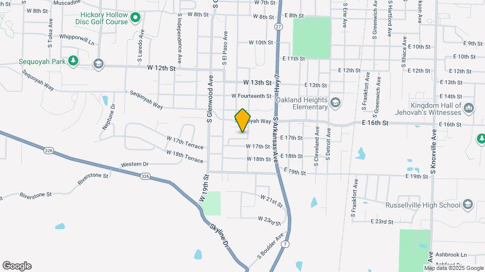 308 W 16th Ct Map and Location Details