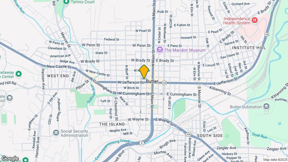 134 W Jefferson St Map and Location Details