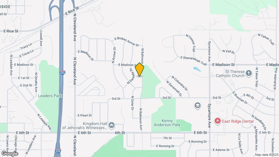 911 N Bahnson Ave Mapa y Detalles de la Ubicación