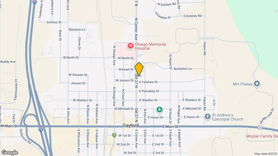 506 N Center Ave Map and Location Details