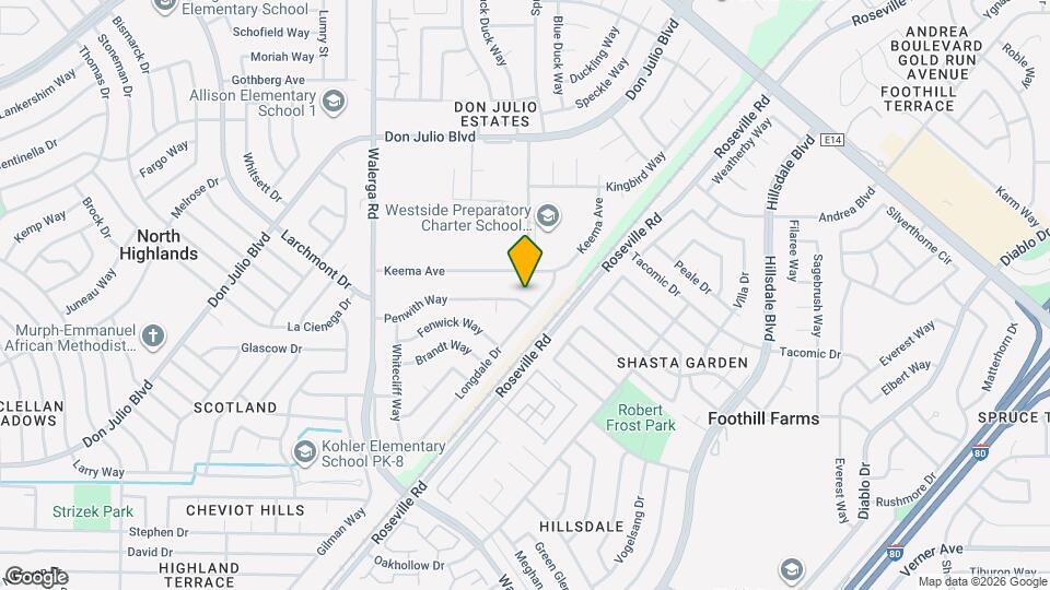 4551 Penwith Way Mapa y Detalles de la Ubicación