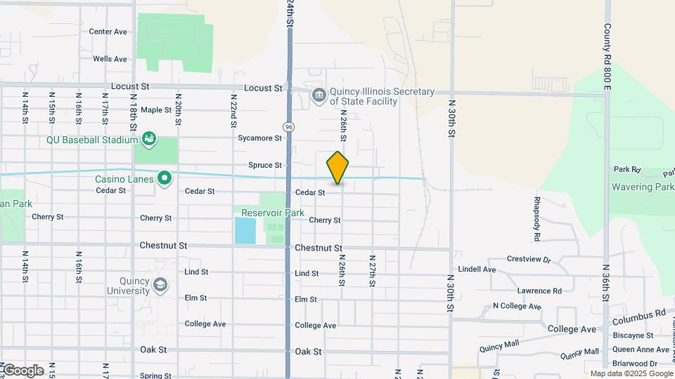 2543 Cedar St Map and Location Details