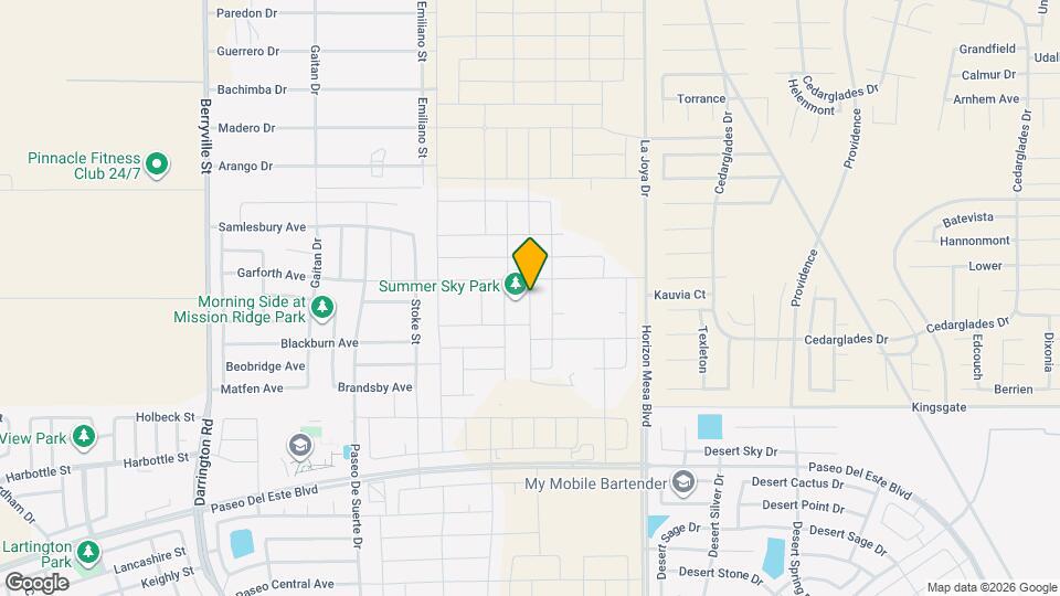 1100 Summer Night Pl Map and Location Details