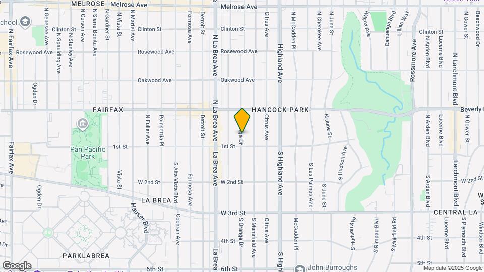 122 N Orange Dr Map and Location Details