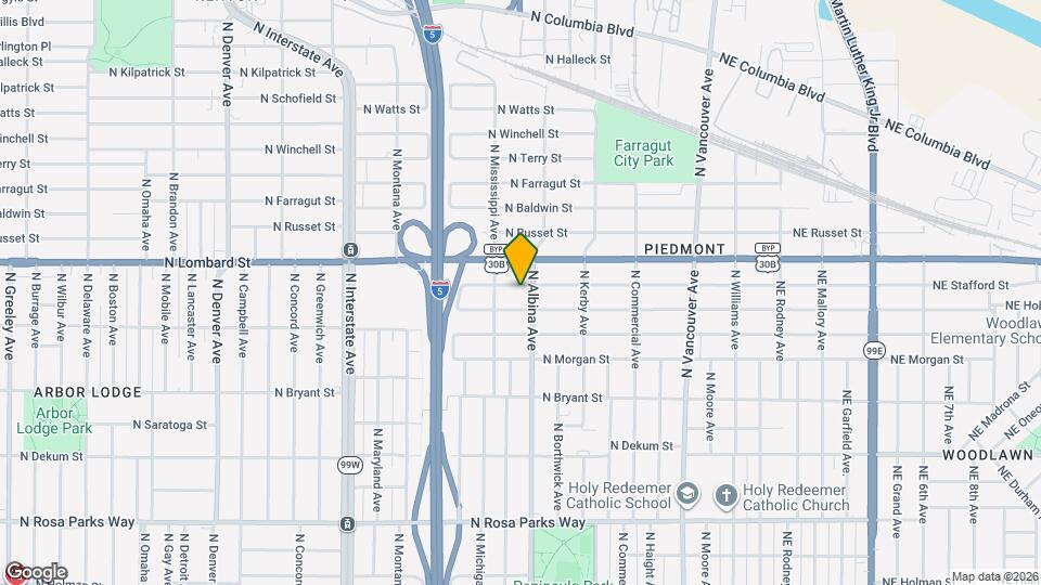 818 N Stafford St Map and Location Details