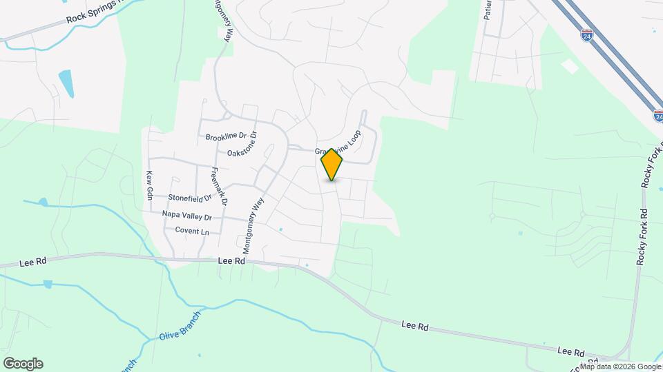 4306 Spregan Way Map and Location Details