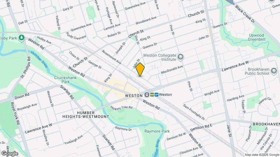 58 Rosemount Ave, Unit 8 Map and Location Details