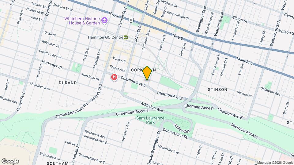 196 Walnut St S Map and Location Details