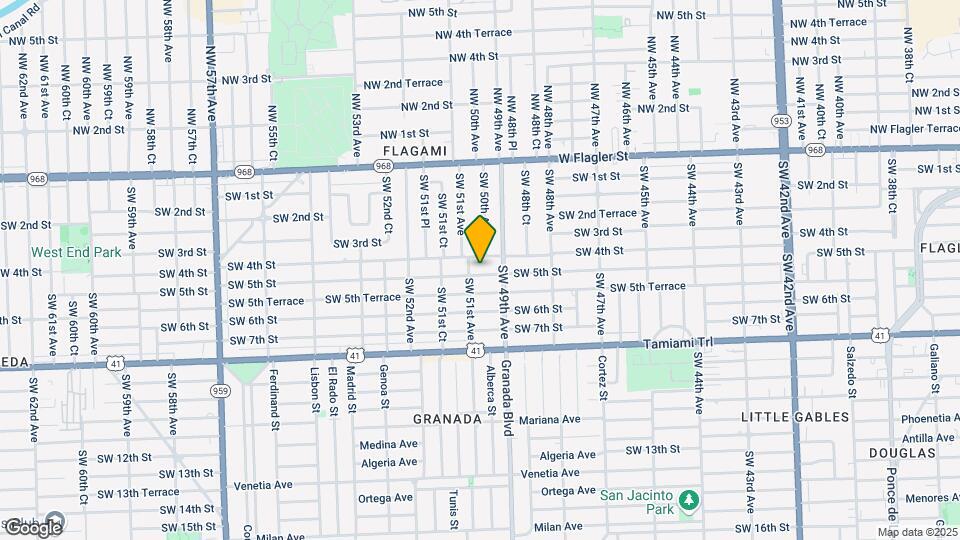 5011 SW 5th St-Unit -0 Mapa y Detalles de la Ubicación