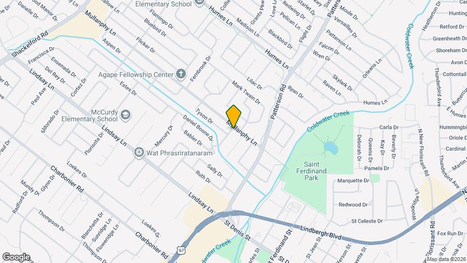 20 Florissant Park Dr Map and Location Details