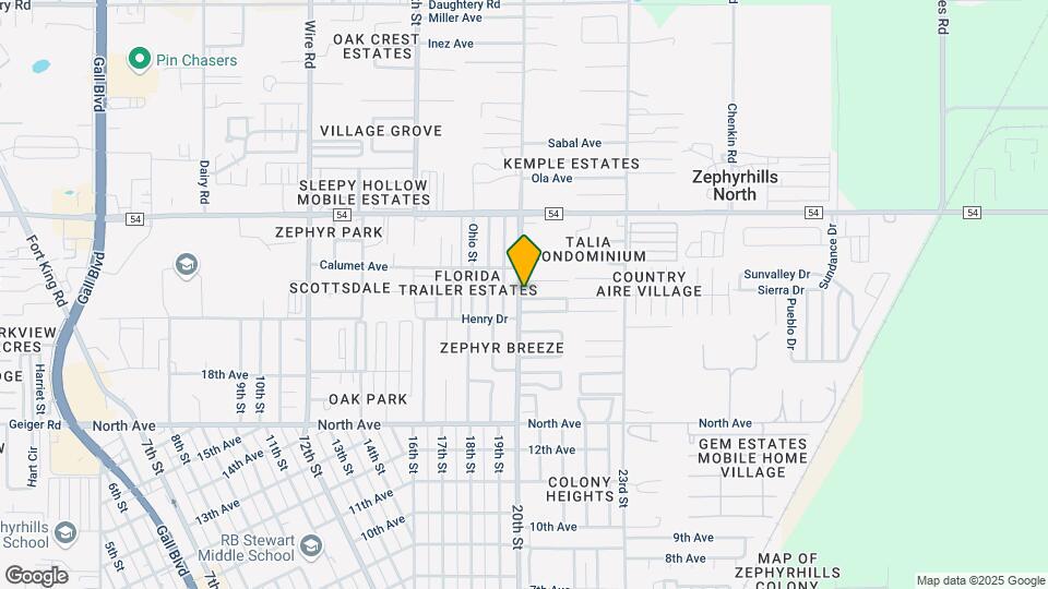 6304 20th St Map and Location Details