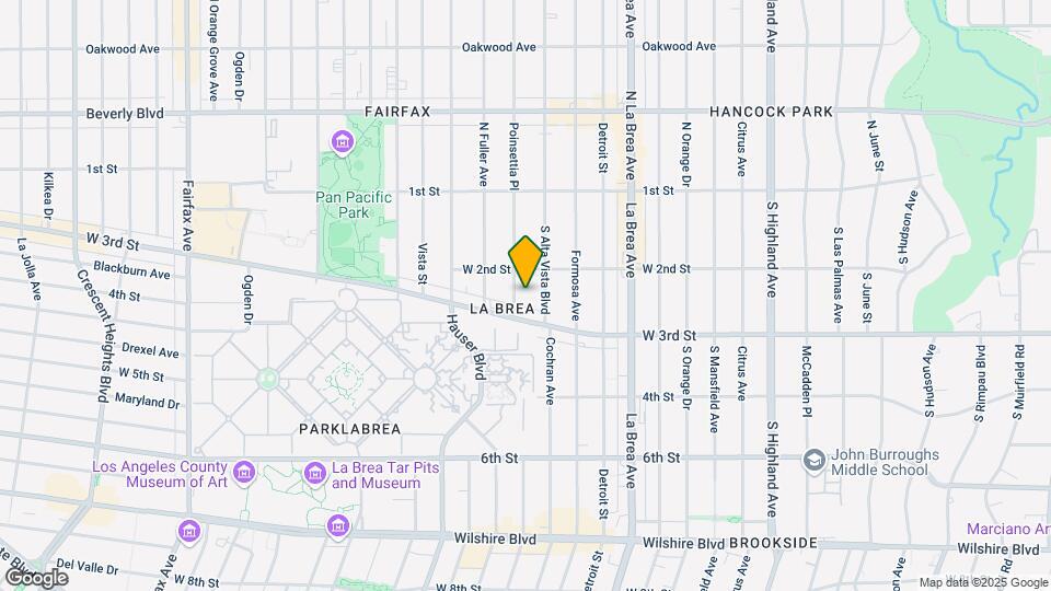 226-228 S Poinsettia Pl Map and Location Details