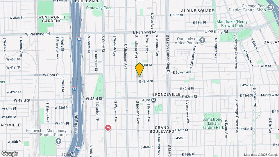 4151 S Indiana Ave Map and Location Details