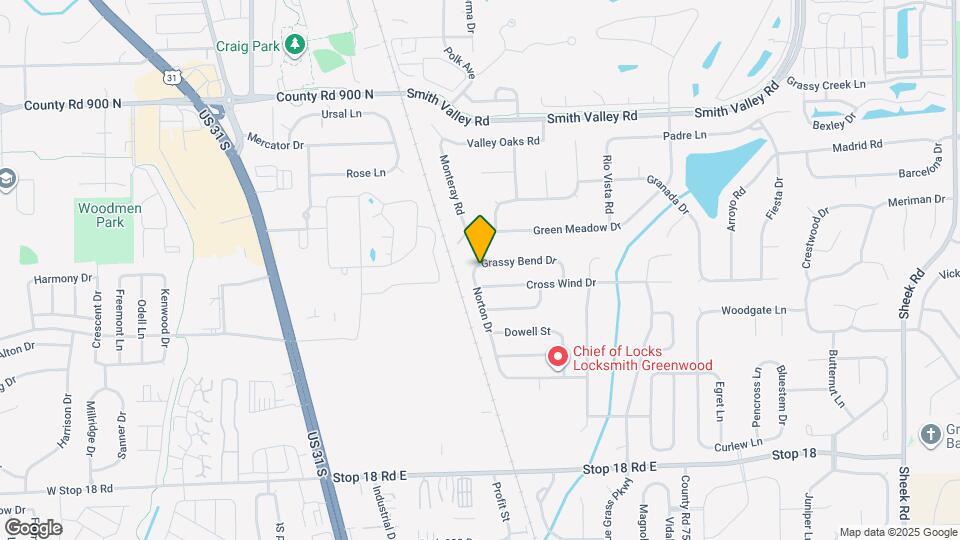 561 Grassy Bend Dr Map and Location Details