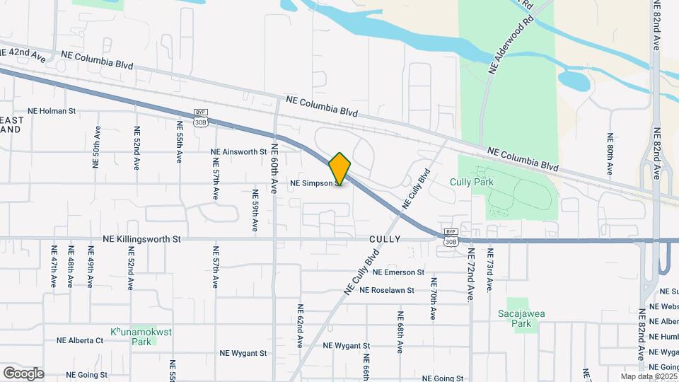 6418-6426 NE Simpson St Mapa y Detalles de la Ubicación