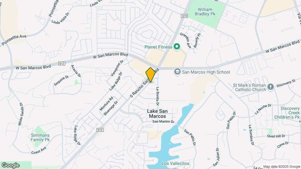 855 La Tierra Dr Map and Location Details
