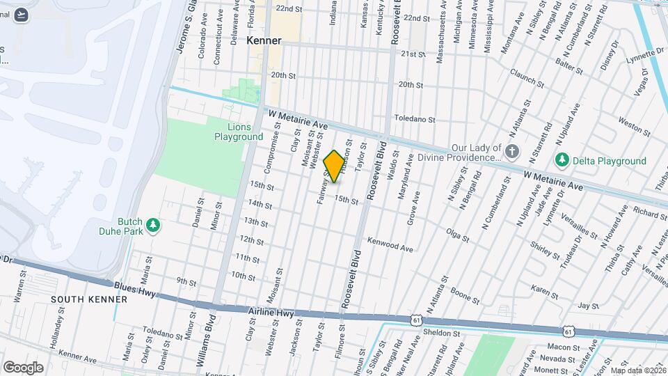 1513 Hudson St Map and Location Details