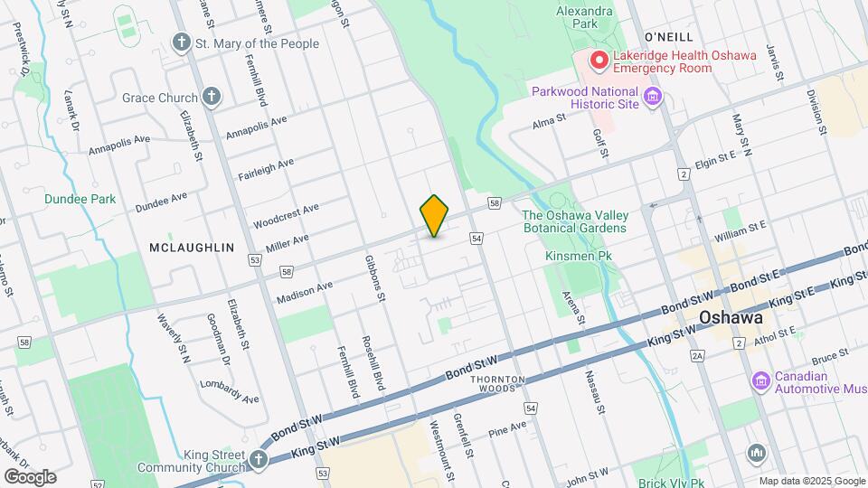 320 Elgin St W Map and Location Details