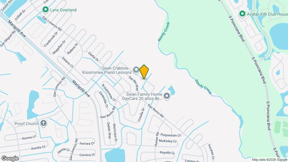 801 Del Prado Dr Map and Location Details