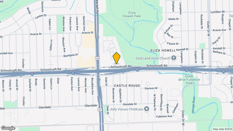 14000 Riverview St Map and Location Details