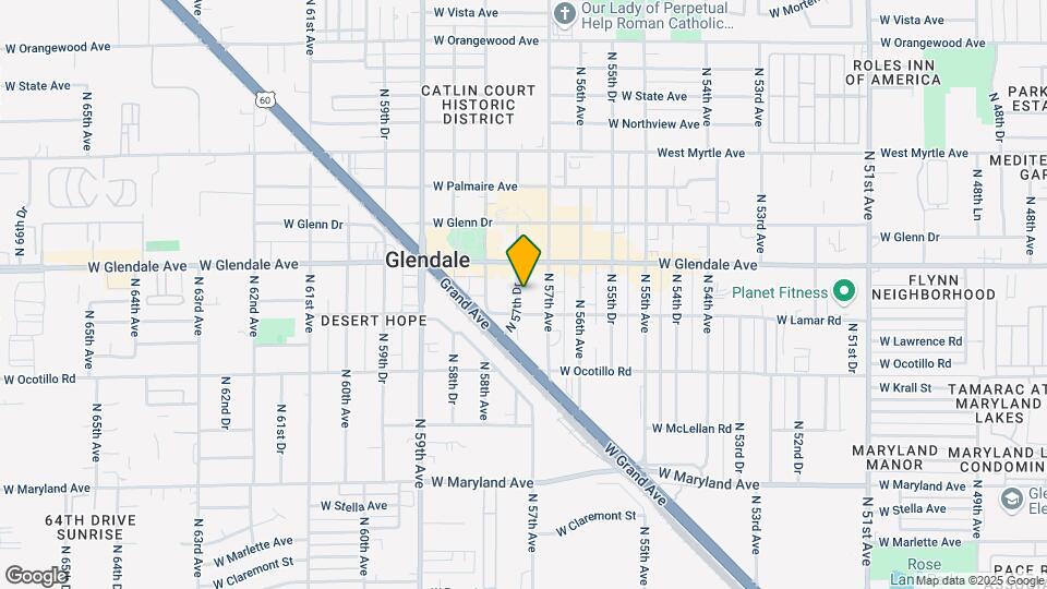 Glendale House Apartments Mapa y Detalles de la Ubicación