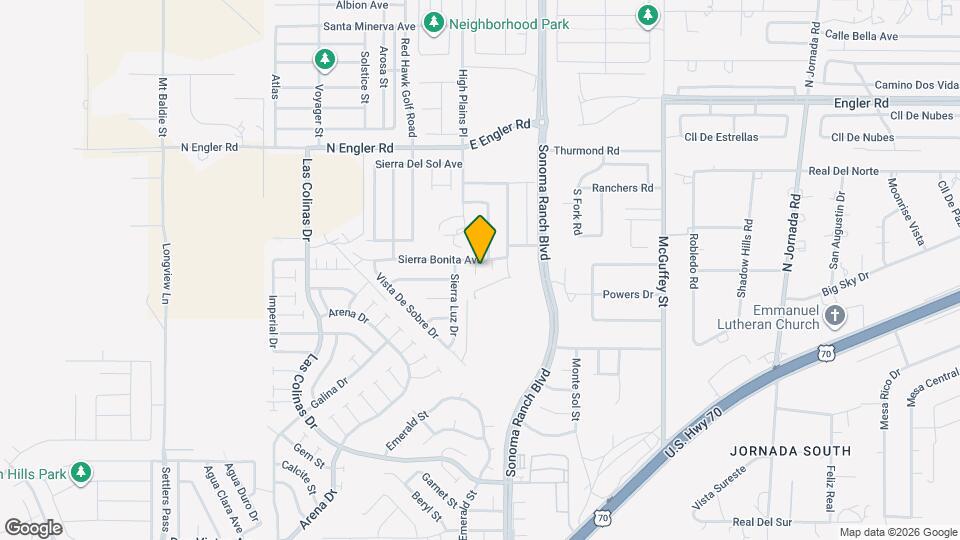 7470 Sierra Linda Ct Map and Location Details