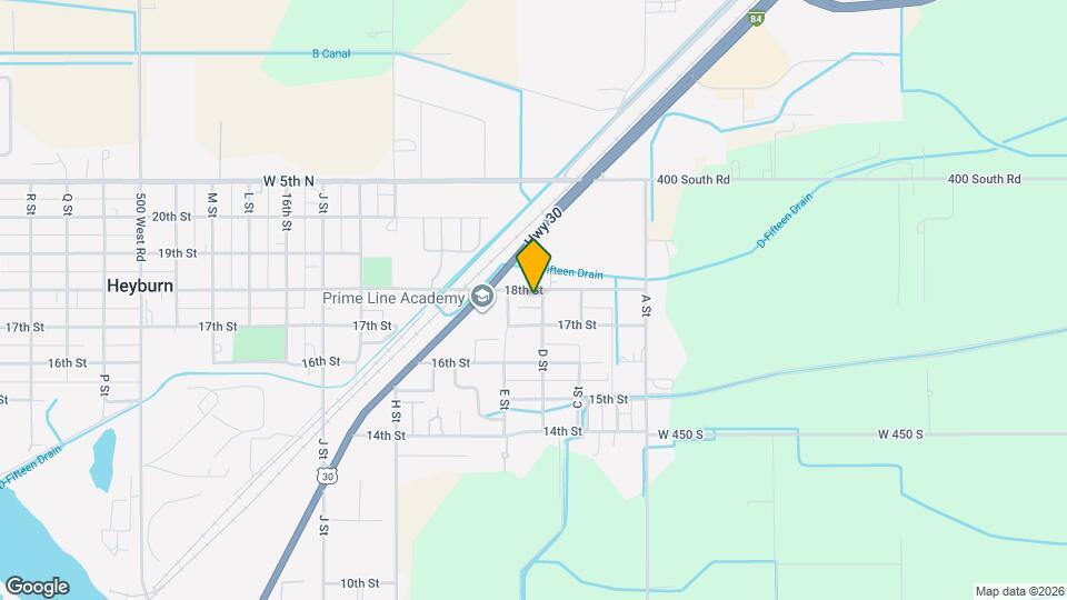 411 18th St Map and Location Details