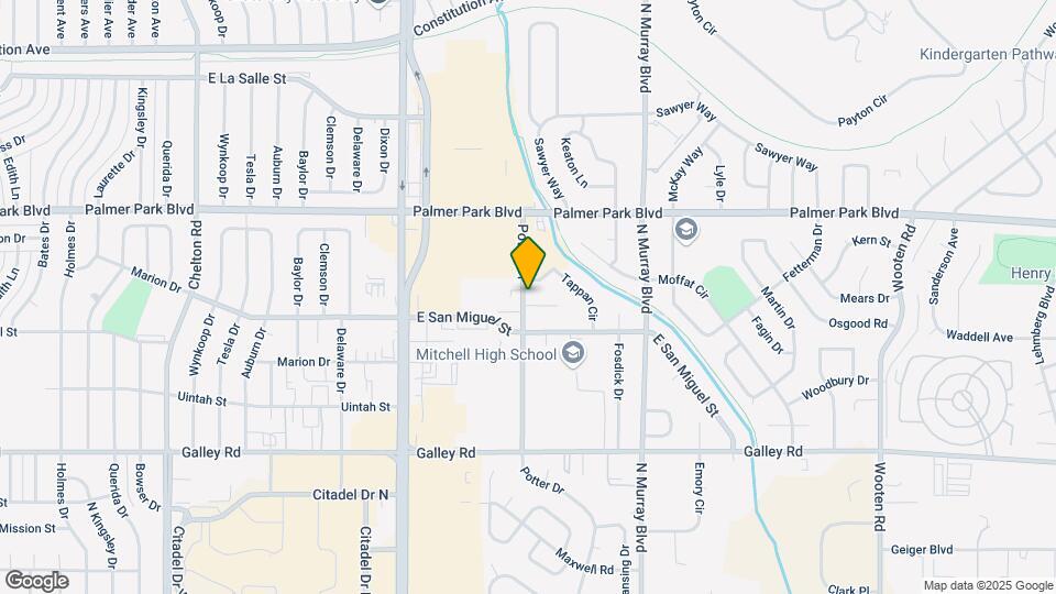 1321 Potter Dr Map and Location Details