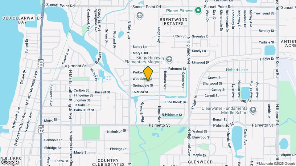 1344 Springdale St Map and Location Details