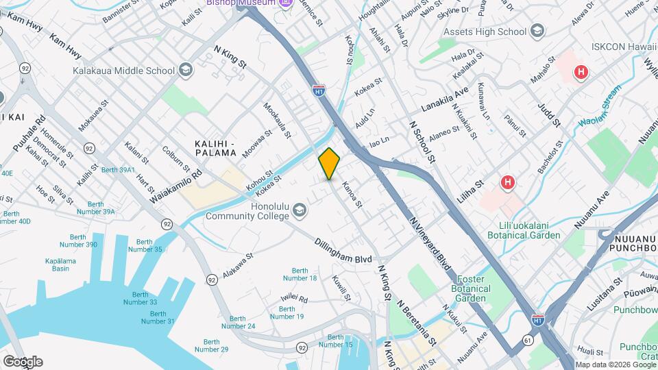 750 Kanoa St Map and Location Details